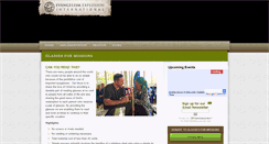 Desktop Screenshot of glassesformissions.org